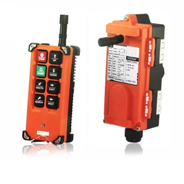 Controllo remoto wireless industriale F21-E1B 6 Pulsanti a passo singolo 3V DC (2 batterie AA)