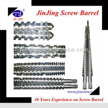 Bimetallic Conical Twin Screw Barrel untuk ekstrusi SJSZ