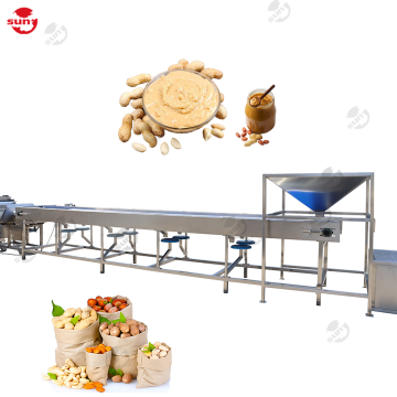Automatic Nut Butter Production Line: Peanut, Almond, Cocoa Bean, Sesame Grinder Machine Price