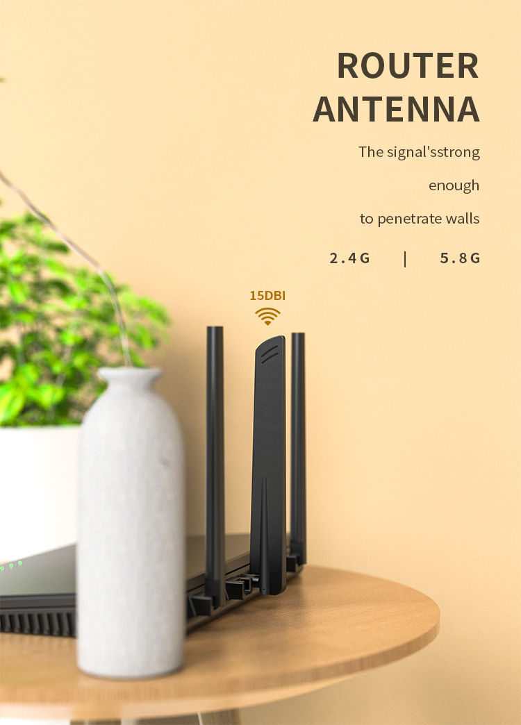 Dual Band 2.4GHz 5.8GHz Router WiFi Antenna