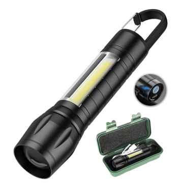 Su geçirmez şarj edilebilir XPE Zoomable taktik el feneri