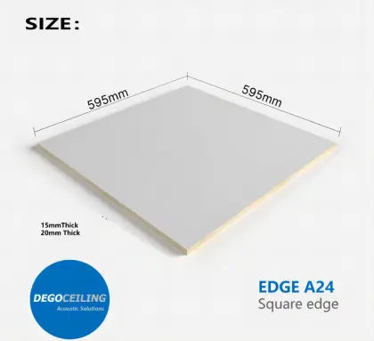 Mineral Wool Ceiling Rock wool Acoustic Ceiling tiles