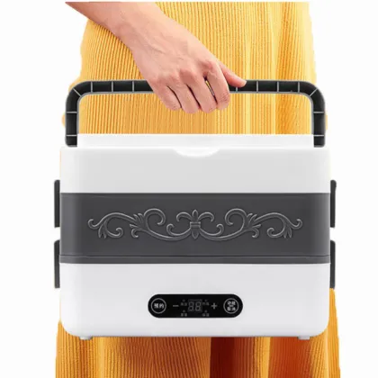 Best Selling Huaqiao Home Use Plastic Heating Bento Box with Spoon