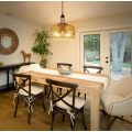 Coastal Chandelier Large Farmhouse Boho Light Fixture