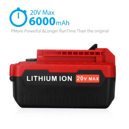 Lithium Ion Rechargeable Battery for Porter Cable Drills and Cordless Tools (20V)