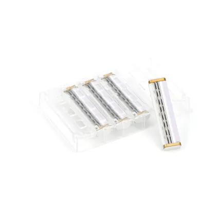 Triple Blade Shaving Razors with Personna Blades for Men's Grooming