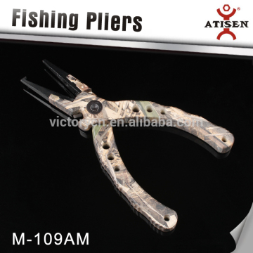 Newest Aluminum Fishing Pliers With TPR Handle Camouflage Hand Tools