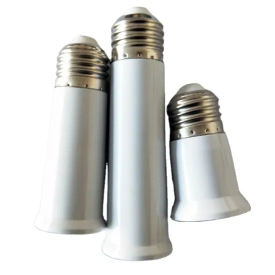 High-Quality E27 E26 Lampholder Extension - 3 Sizes, CE Passed