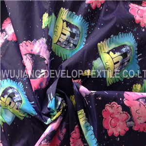 Printed Polyester Taslon Coated Fabric