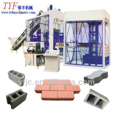 QTY6-15 Automatic Concrete Brick Manufacturing Plant