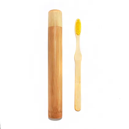 Wood Toothbrush Customization LOGO