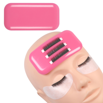 Disposable Pink Adhesive Tray for Eyelash Extensions
