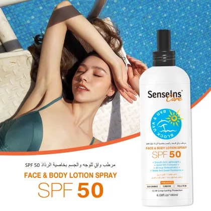 Wholesale Organic Sunscreen Spray SPF 50