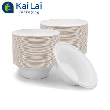 Eco-Friendly Biodegradable Sugarcane Pulp Bowl for Hot Food