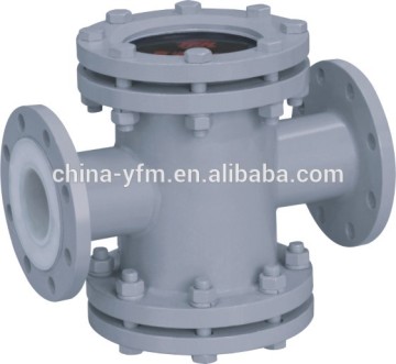 PFA FEP PTFE Lined Sight glass Ball type