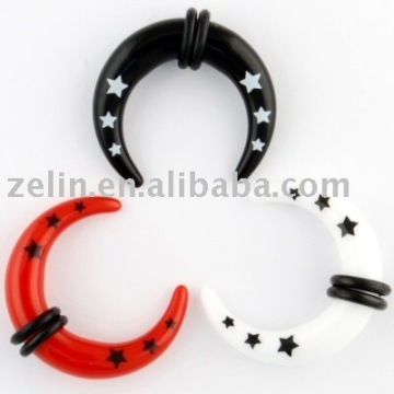 Fashion ear expander body jewelry acrylic ear plugs