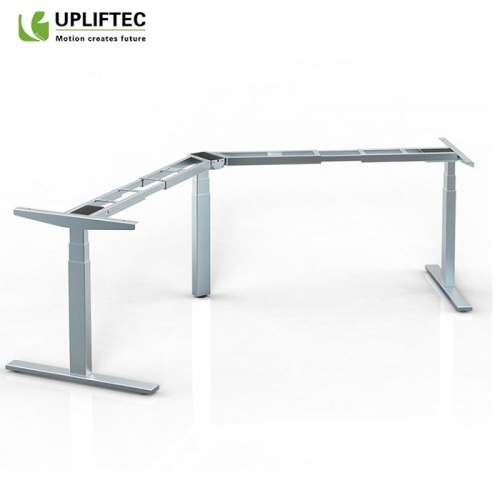 Electric Height Adjustable Desk Glass Top