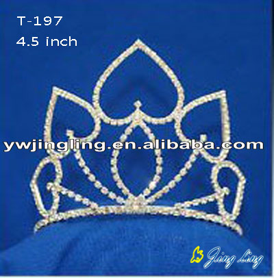 Holiday Rhinestone Pageant Tiara Crowns