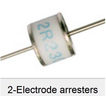 2-Electrode arresters & 3-Electrode arresters