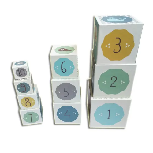 10 Pieces Kids Building Cardboard Blocks