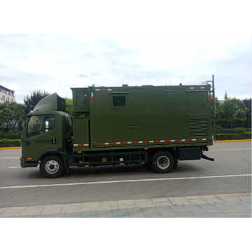 Chinese brand Instrument truck EV with generator used for UAV equipment detection and testing operations