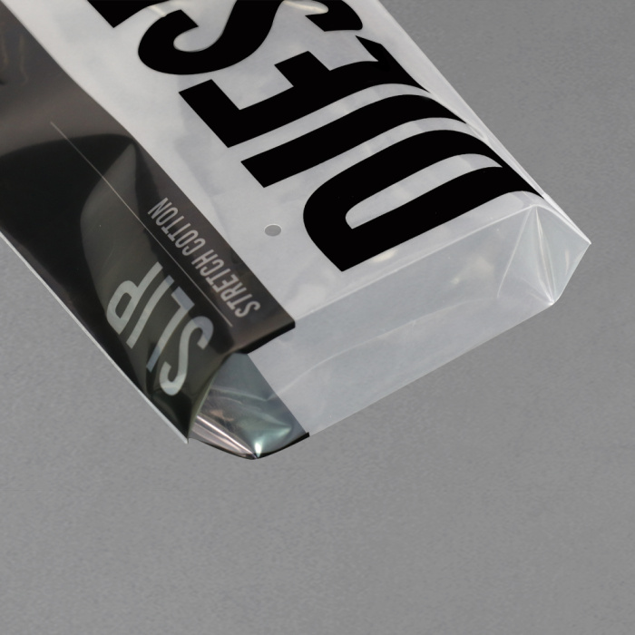 ເຄື່ອງນຸ່ງຫົ່ມຖົງ zipper ທີ່ມີອາກາດຫນາວ matte