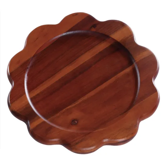 Flower shape wooden cutting board