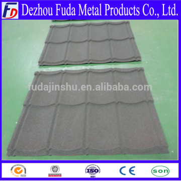 supply all kinds of roof tile, roofing tiles, sun stone coated metal roof tile/ stone chips coated metal roof tile