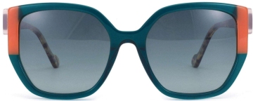 Belieye Trendy Geometric Lamination Acetate Frame Sunglasses