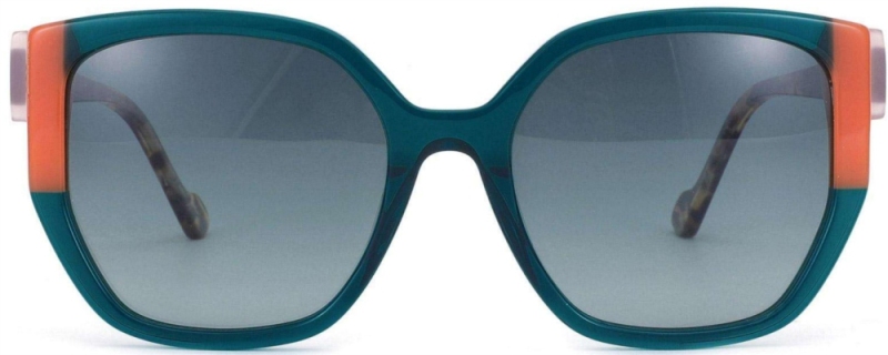 Belieye Trendy Geometric Lamination Acetate Frame Sunglasses