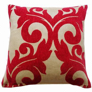 Comfortable Chenille Cushion/Pillow, Measures 43x43cm
