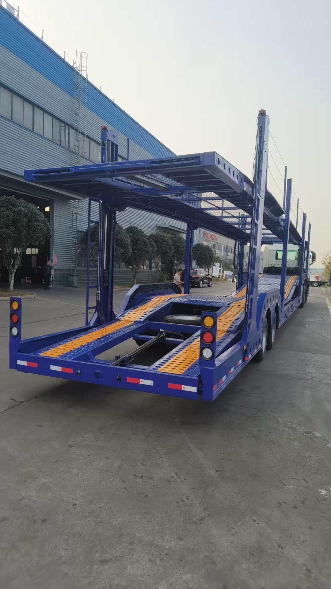 Small Transport Car Carrier Trailer