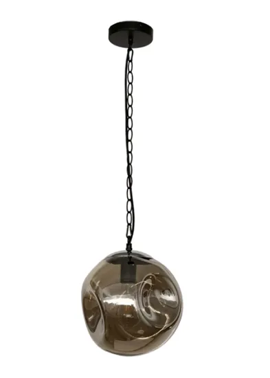 Glass ball shade modern edison bulb pendant lamp