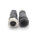 M12 Round Plug Connector K-Code 5-Pole Male Straight