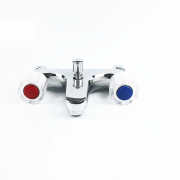 Transparent Handwheel Multi-Purpose Bathroom Faucet in Zinc Alloy