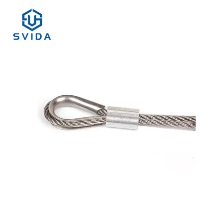 Rigging Hardware: SS304 and SS316 Wire Rope Tube Thimble