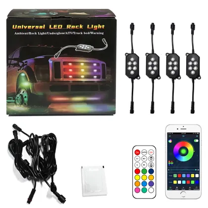 RGB LED Rock Light for Trucks and UTV: Advance Auto Parts for Exterior Atmosphere Lighting