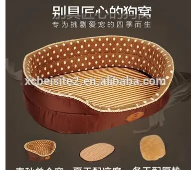 CY112 Soft Warm Indoor Portable Pets Dog Puppy Cat Bed Plush Cotton Mat kennel Luxury Pet Bed