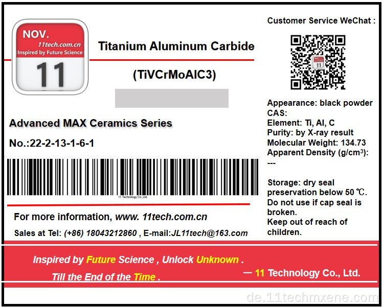 TIVCRMOALC3 MAX -Serie mit hoher Entropie