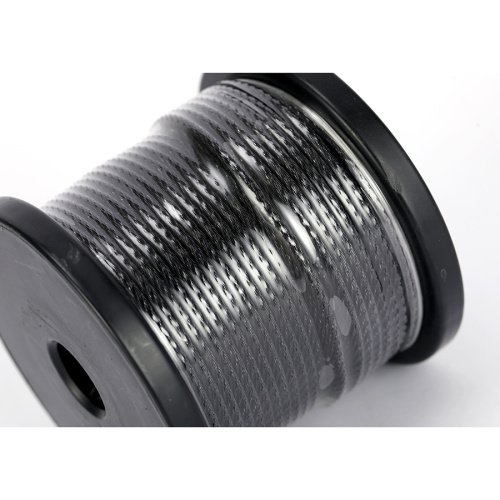 Stainless Steel Wire Rope with Black Oxide Coating