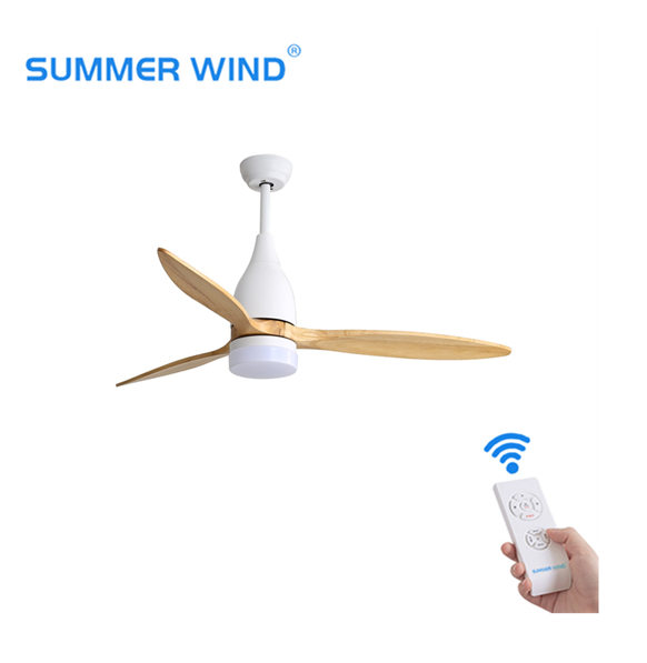 52 inch wooden blades ceiling fan light