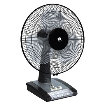12-inch Table Fan, Made of ABS Material with Low-noise