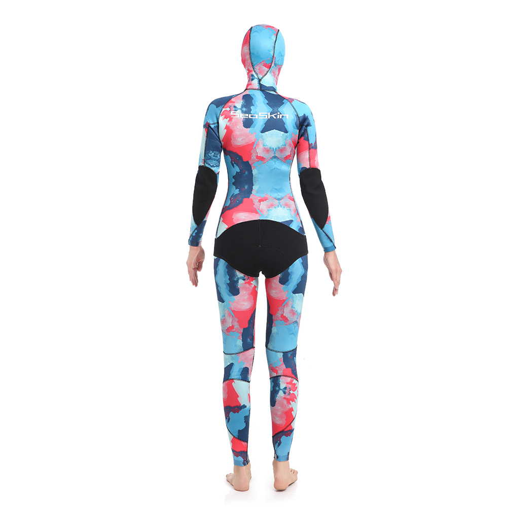 Seaskin Супер Стреч Camouflage уулоо Wetsuits