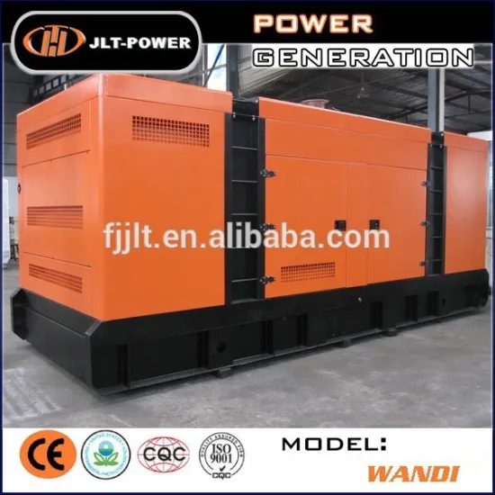 2015 hot sale! silent generator price 600kw powered by Wandi!
