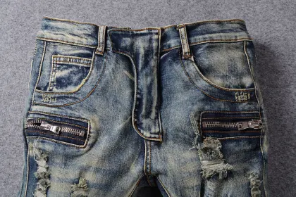 Vintage Locomotive Straight Jeans