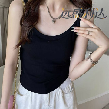 Women's Drop Stitch Thick Ribbed Cami Vest