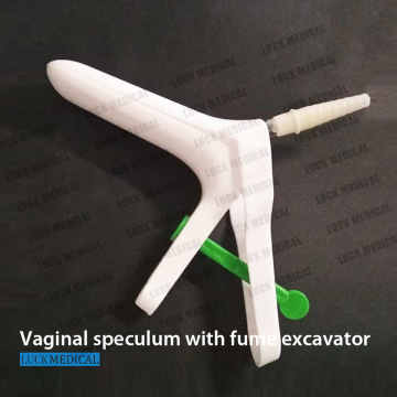 Especulum vaginal com escavadeira de fumaça