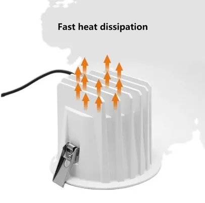 2024 New Design Recessed Embedded Commercial COB 20W Smart WiFi LED Down Light with CCT 2700-6500K