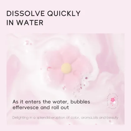 Wholesale Luxury 100% Natural Bath Fizzies for Moisturizing and Treating Dry Skin