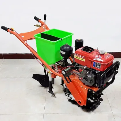 Household Micro-Tiller: Mini Chain Track Cultivator